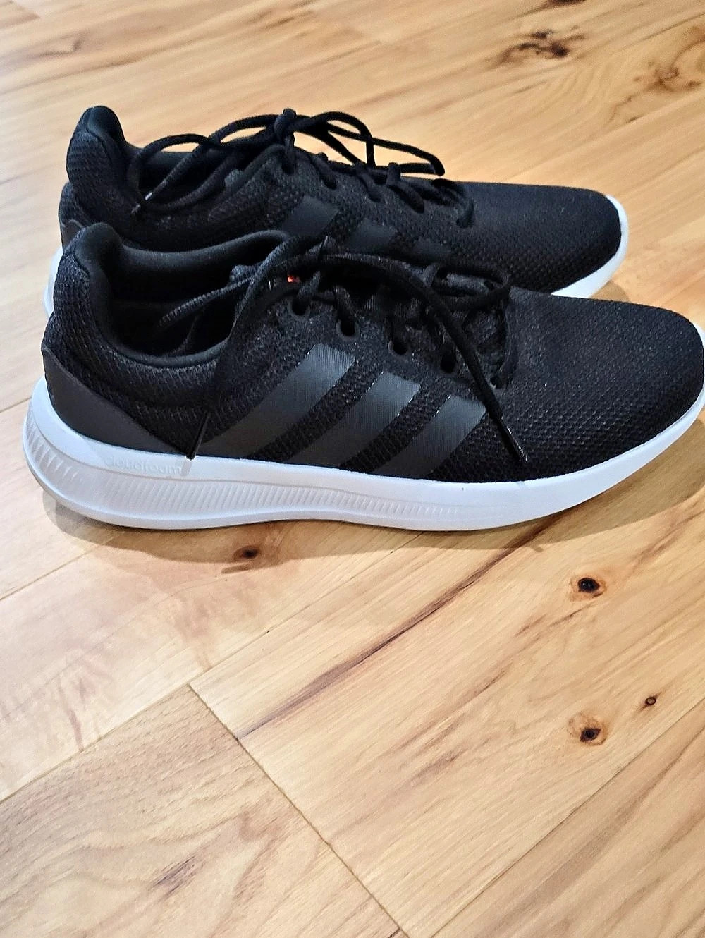 Men's adidas Galaxy 7 Running Shoes Black & White US 8